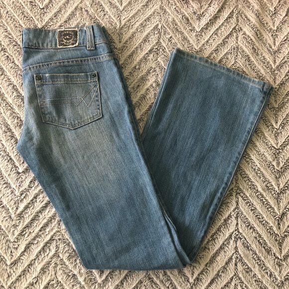 Surfer Flared Bell-Bottom Jeans Size 1 - Picture 1 of 2